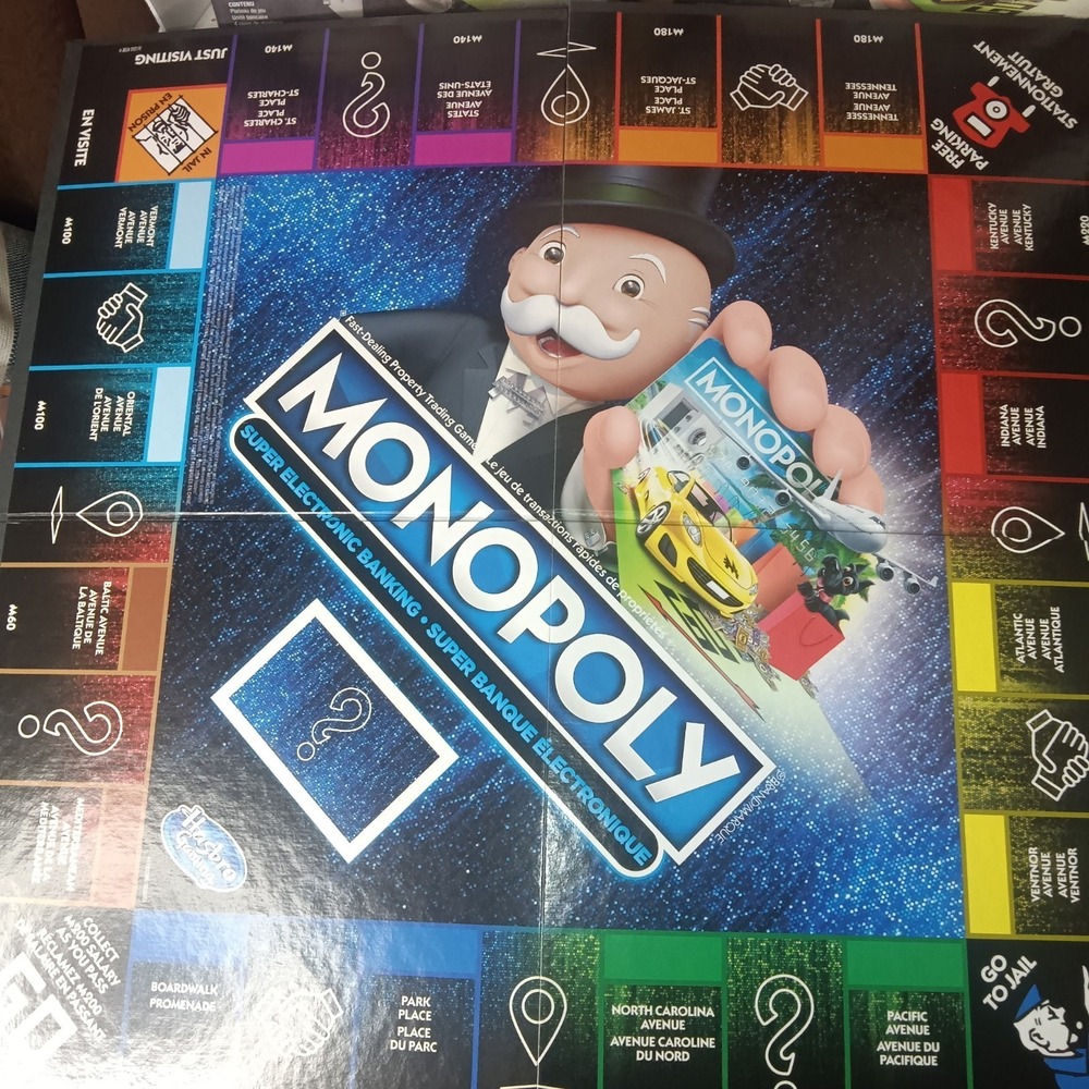 Monopoly Super Electronic Banking COMPLETE Hasbro Gaming 2020 TESTED WORKS - Picture 7 of 8
